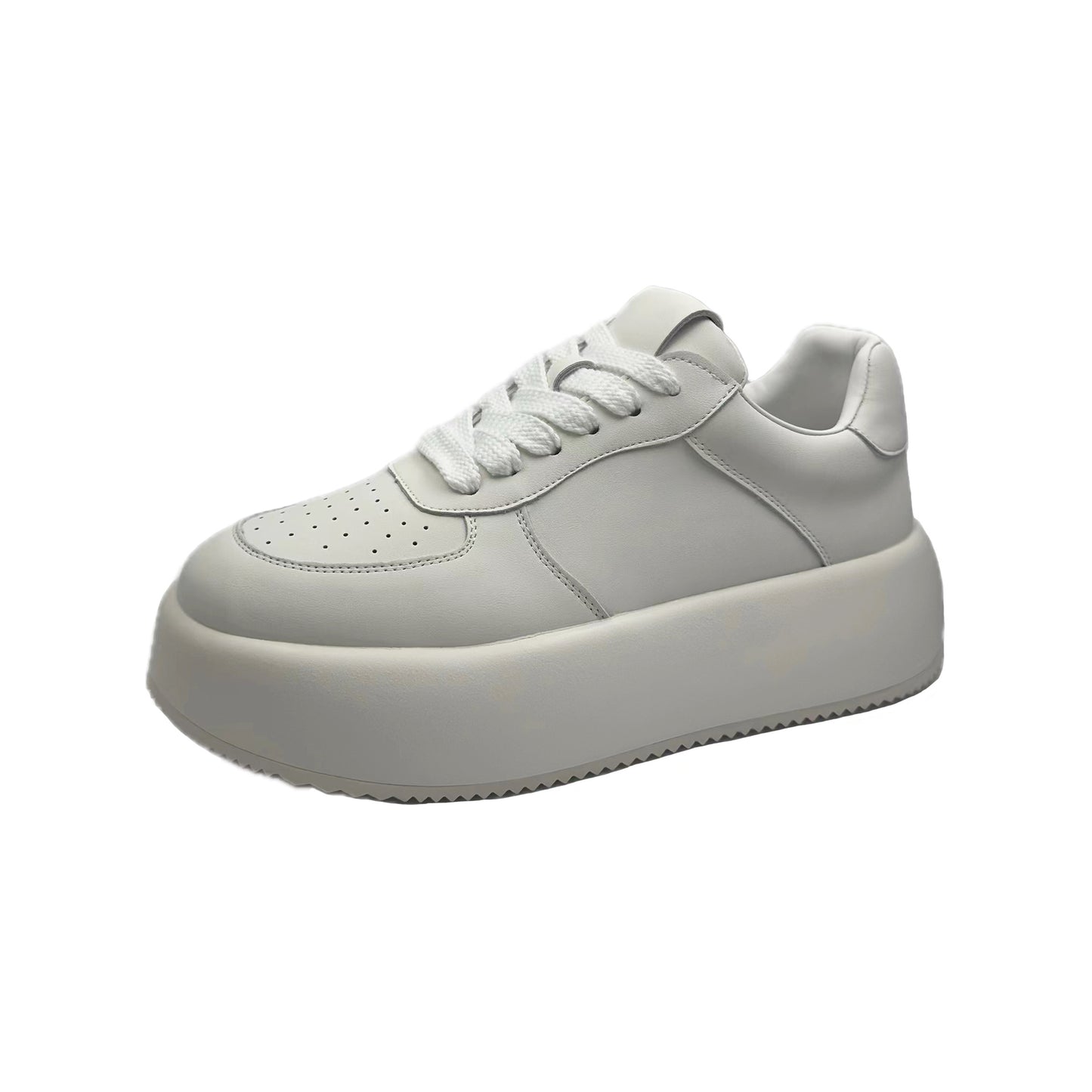 Men's Platform White Height Increasing Sports Korean Style Men's Board Shoes