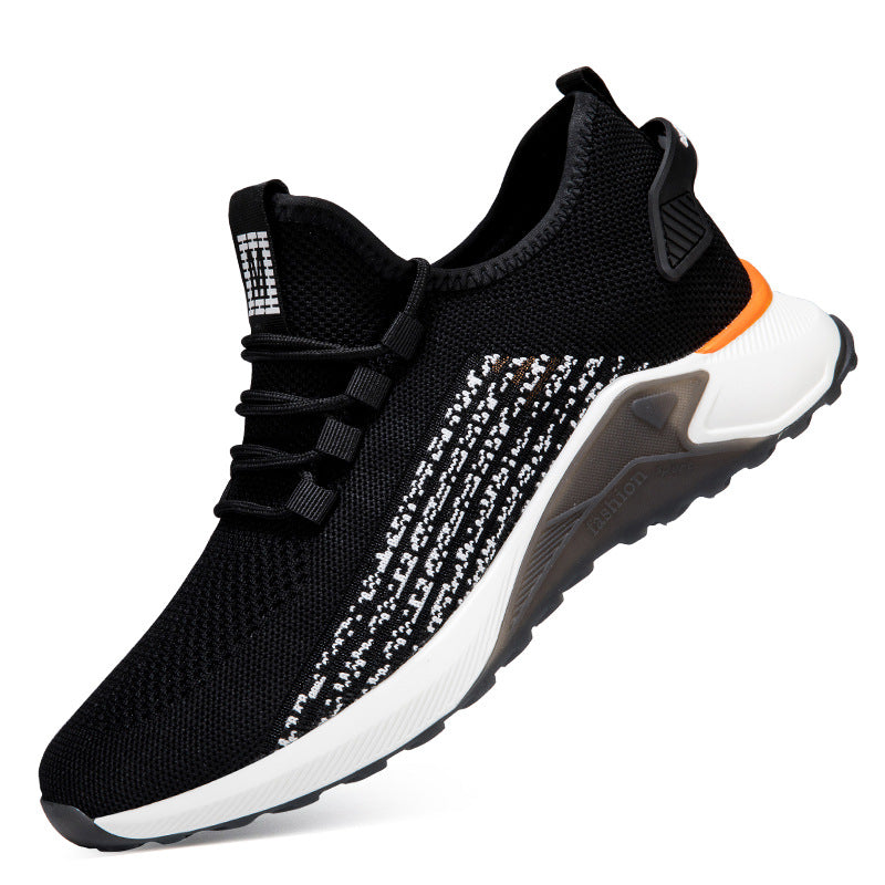 Men's Mesh Surface Running Sports Invisible Height Sneakers