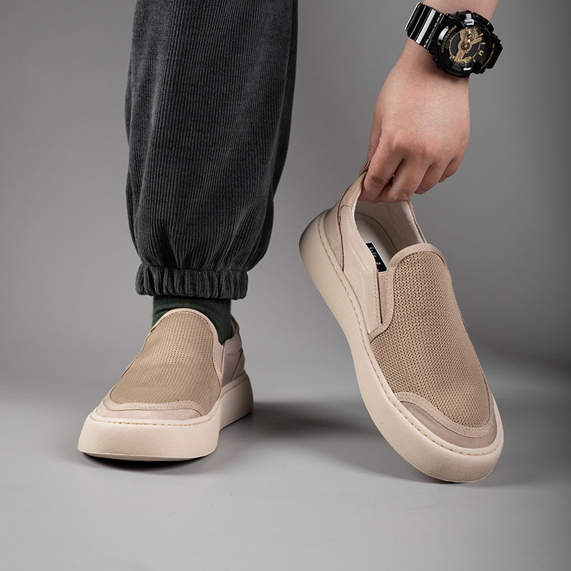 Men's Comfortable Breathable Soft Bottom Round Head Casual Shoes