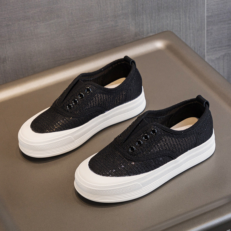 Women's Summer Mesh Breathable Comfortable Flat Sports Sneakers