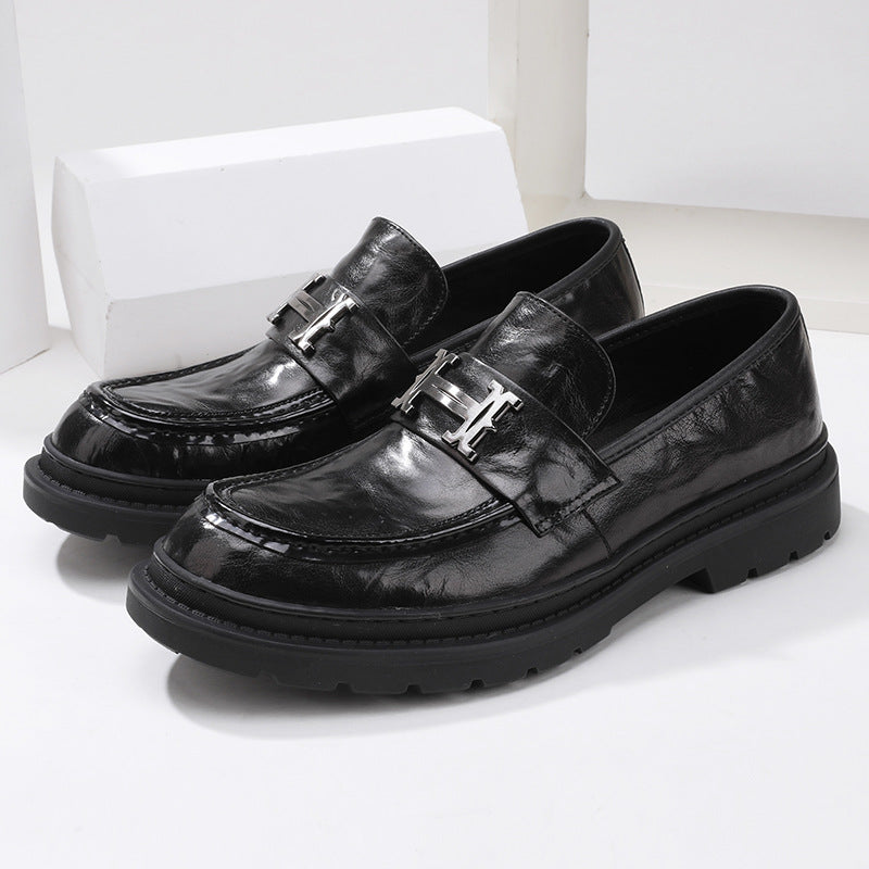 Men's Slip-on Business Formal Wear Korean Style Casual Shoes