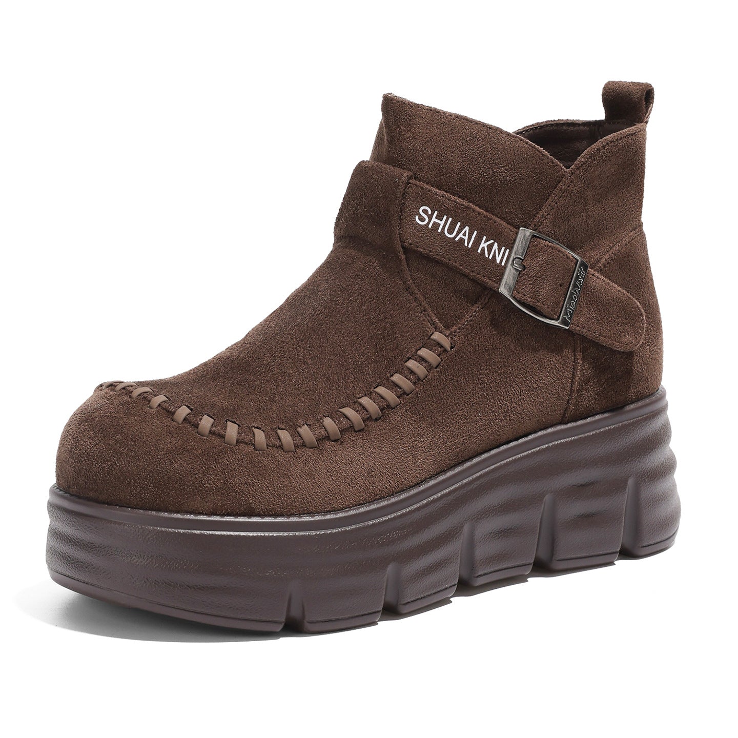Women's Platform Martin British Style Retro Heighten Women's Cotton Shoes