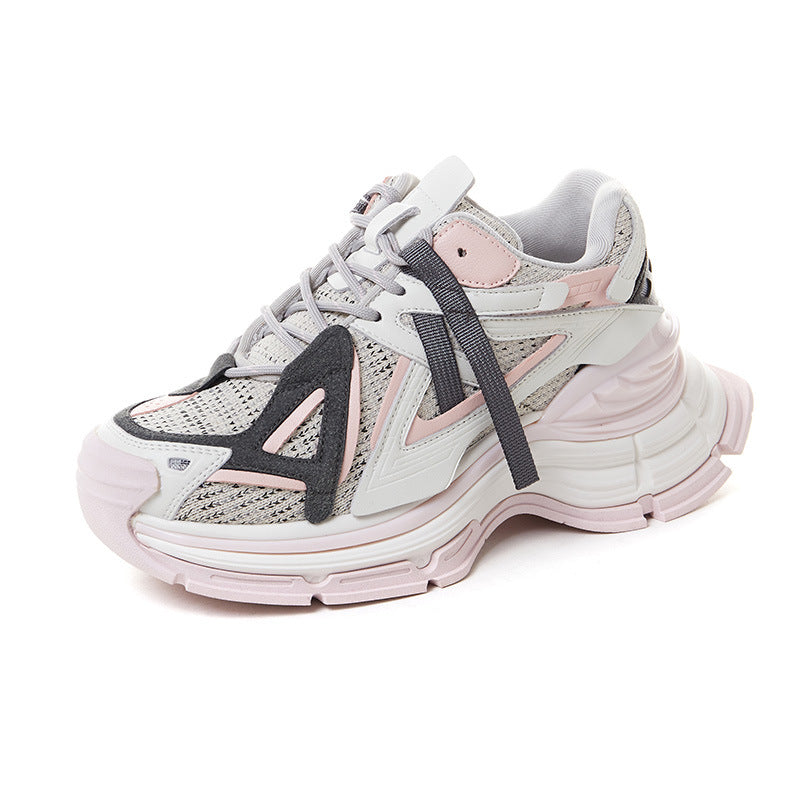 Women's & Men's European Goods Dad Heightened Springtide Cool Color Sneakers