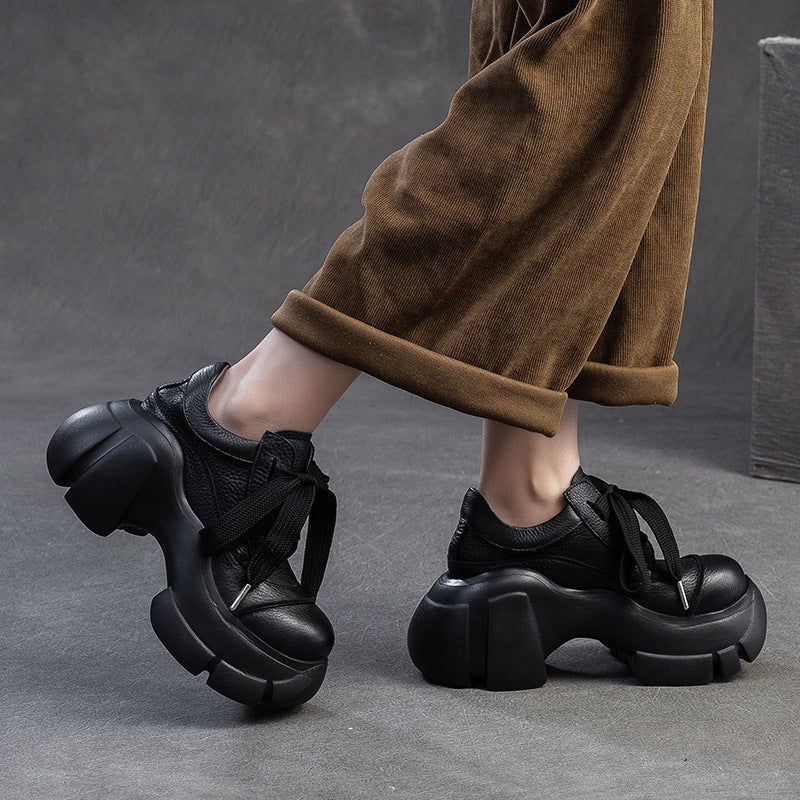 Thick-soled Small Height Increased Polished Fashion Casual Shoes