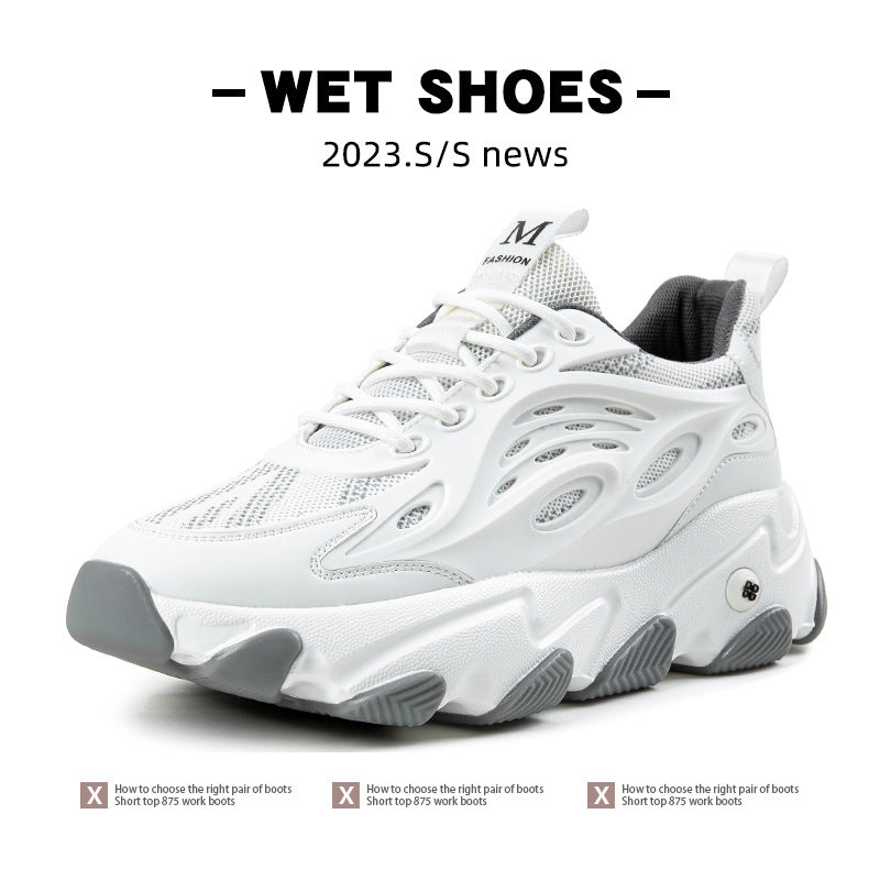 Men's Platform Heightened Lightweight Comfortable Plus Sizes Dad Men's Sports Shoes