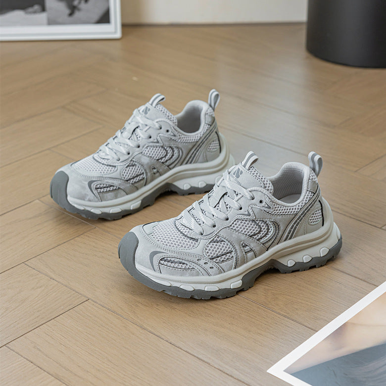 Women's Embroidered Daddy Mesh Elevator Wild Sports Women's Shoes