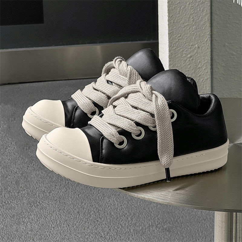 Men's Toe Slip-on Pang Ding Trendy Bread Sneakers