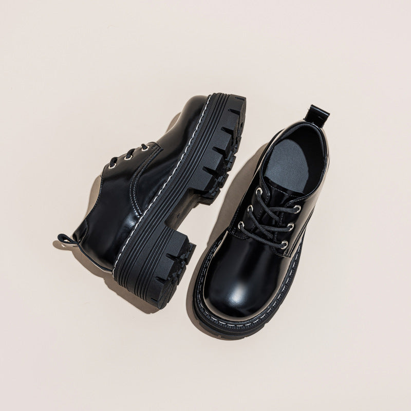 Versatile Unique Platform British Style Martin Loafers