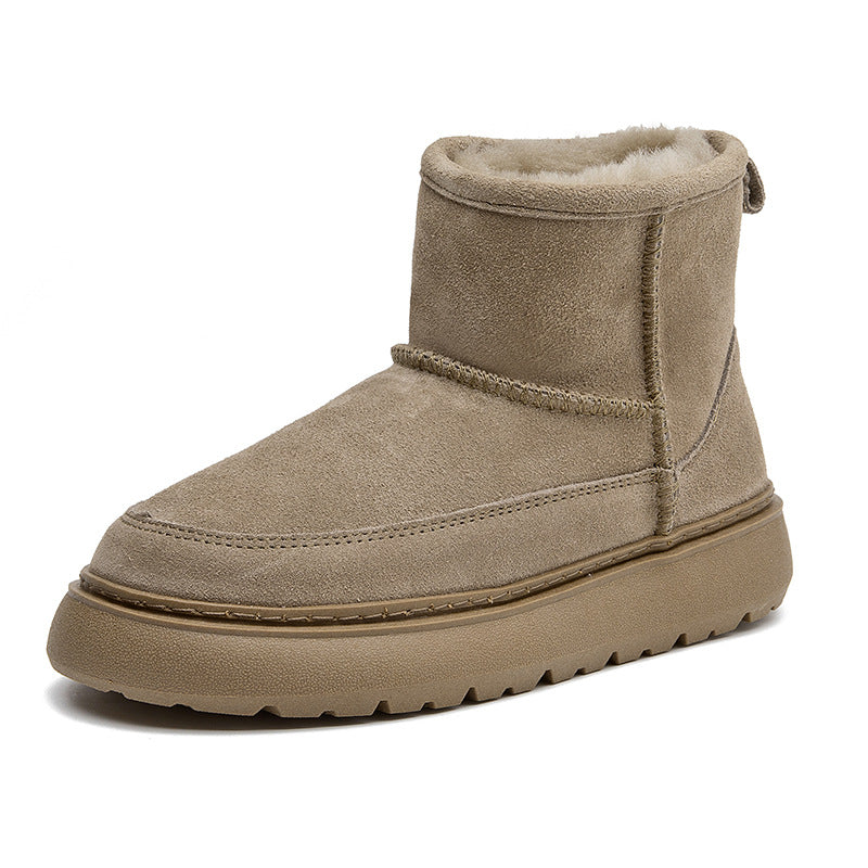 Women's For Winter Fleece-lined Thickened Northeast Warm Snow Boots