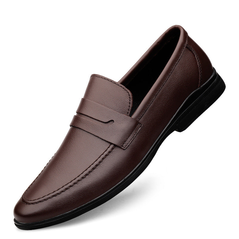 Men's Layer Plus Size Breathable Business Formal Leather Shoes