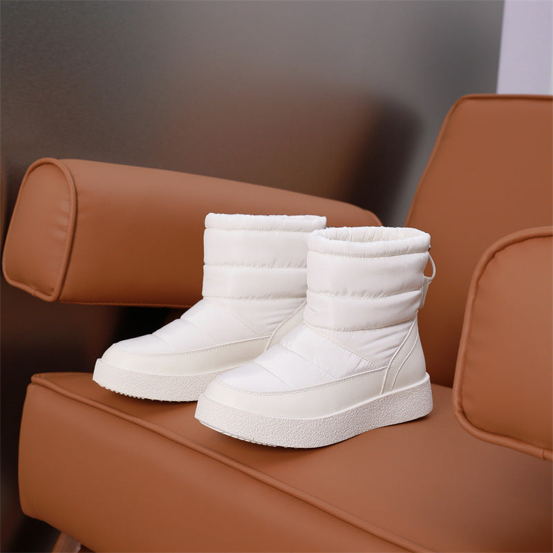 Women's Winter Waterproof Outdoor Fashionable Warm Bread Snow Boots