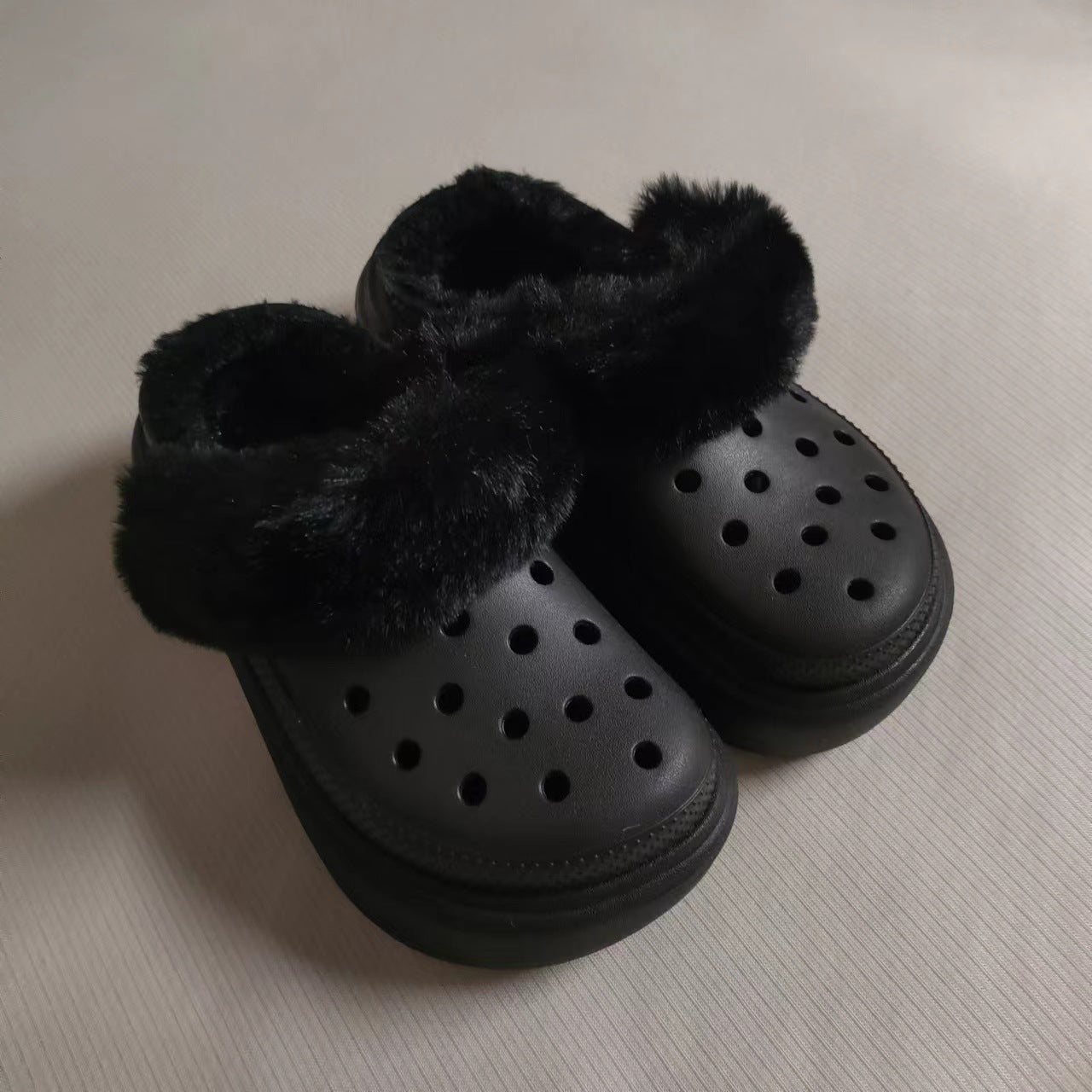 Warm Cotton Fleece-lined Hole Winter Outdoor Travel Ladies Women's Shoes