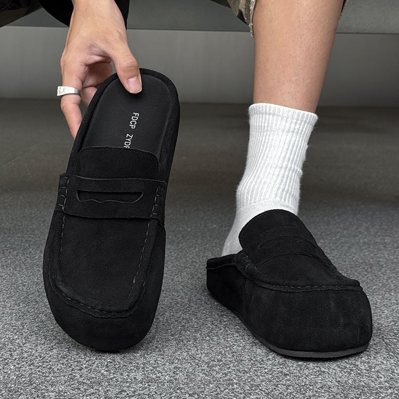Retro Easy Matching American Mules Lazy Sandals