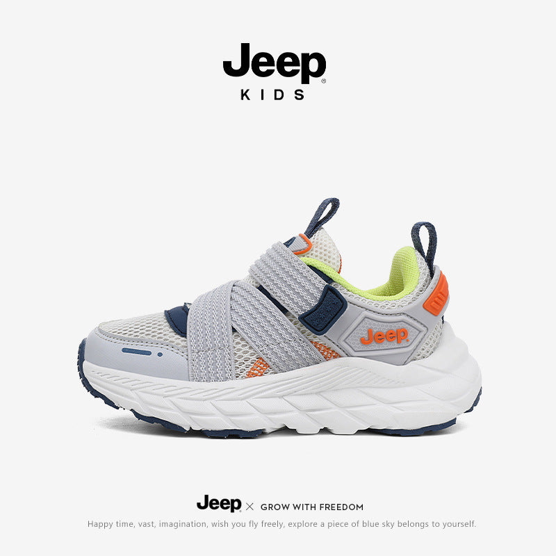 Children's Summer Convenient Velcro Lightweight Soft Sole Children's Sports Shoes