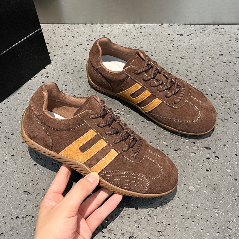 Women's German Training Breathable Round Toe Flat Casual Shoes