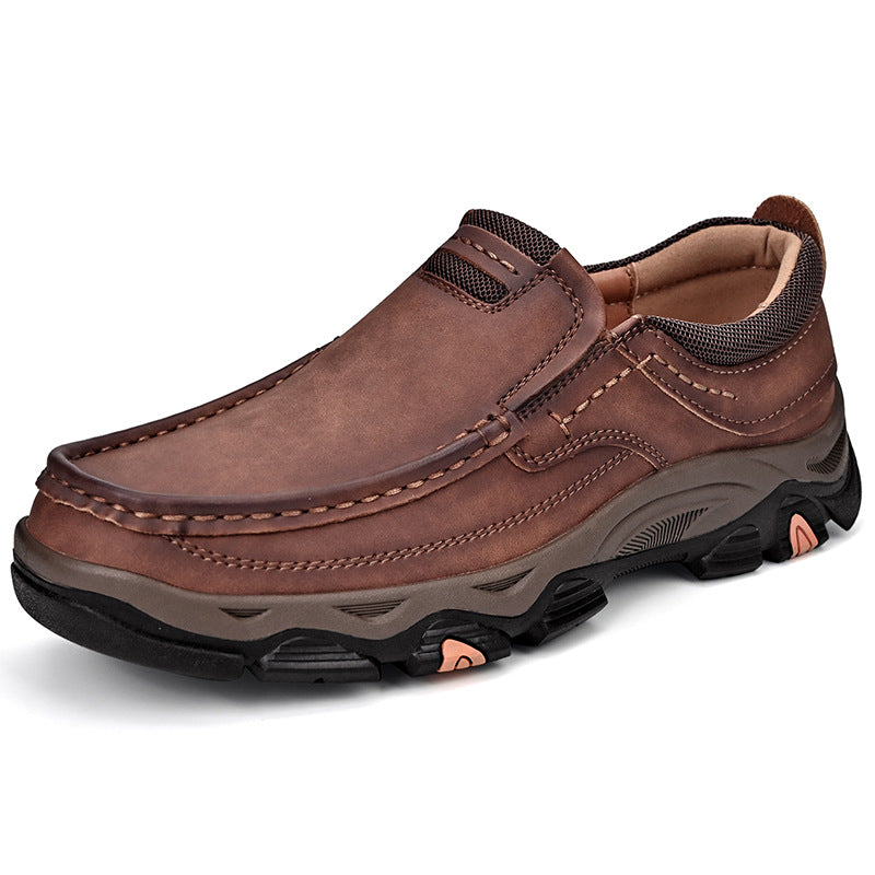 Men's Plus Size Platform Outdoor Hiking Casual Shoes