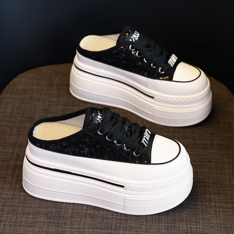 Small Thick Bottom Increased Female Summer Slippers