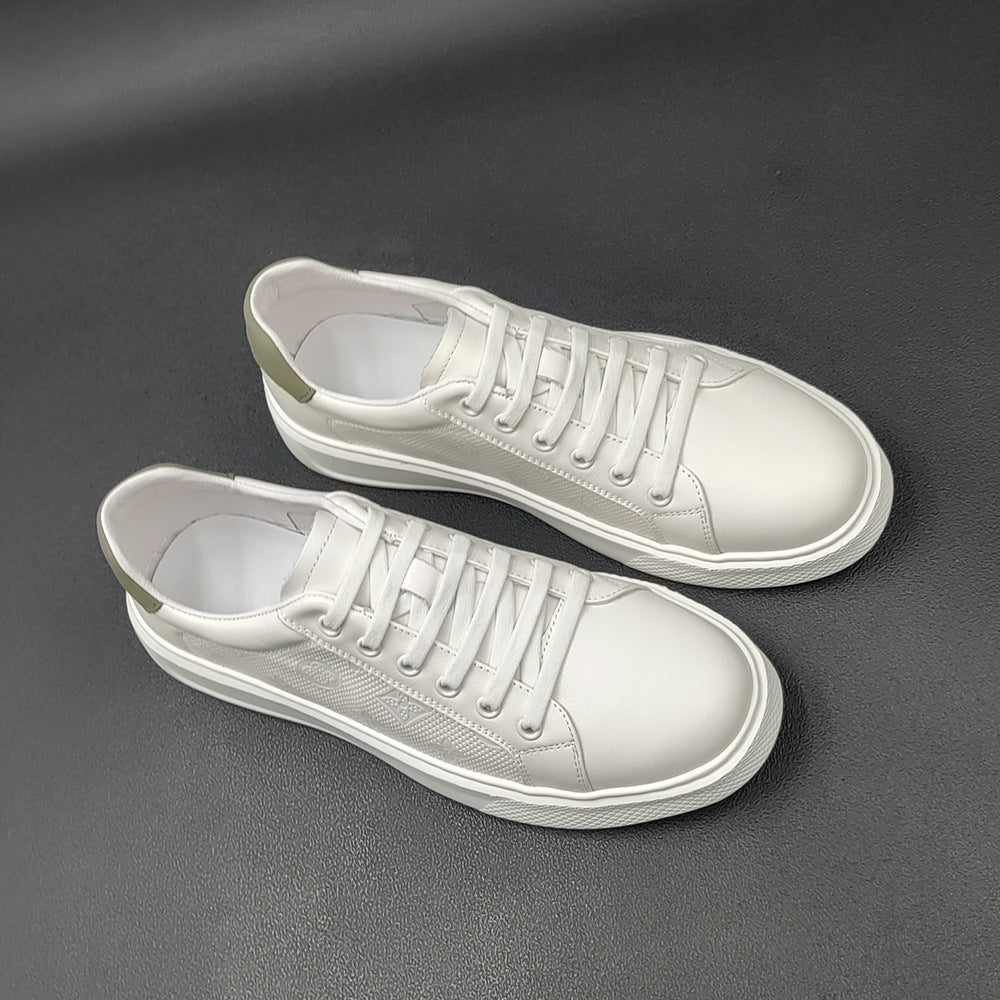 Men's New Trendy White Light Luxury Sneakers