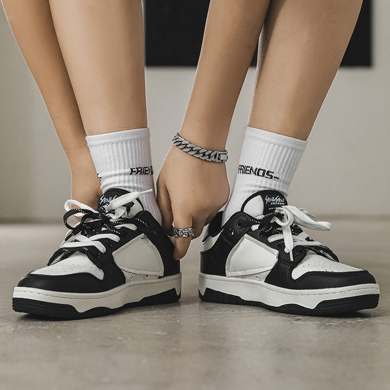 Men's Couple Unisex White Breathable Summer Sports Sneakers