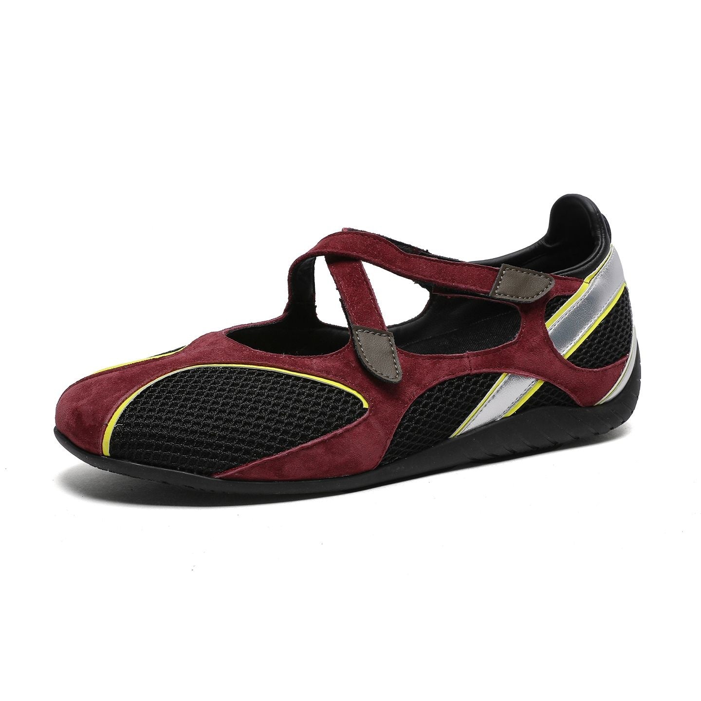 Women's Training Breathable Velcro Hollowed Leisure Mary Women's Casual Shoes