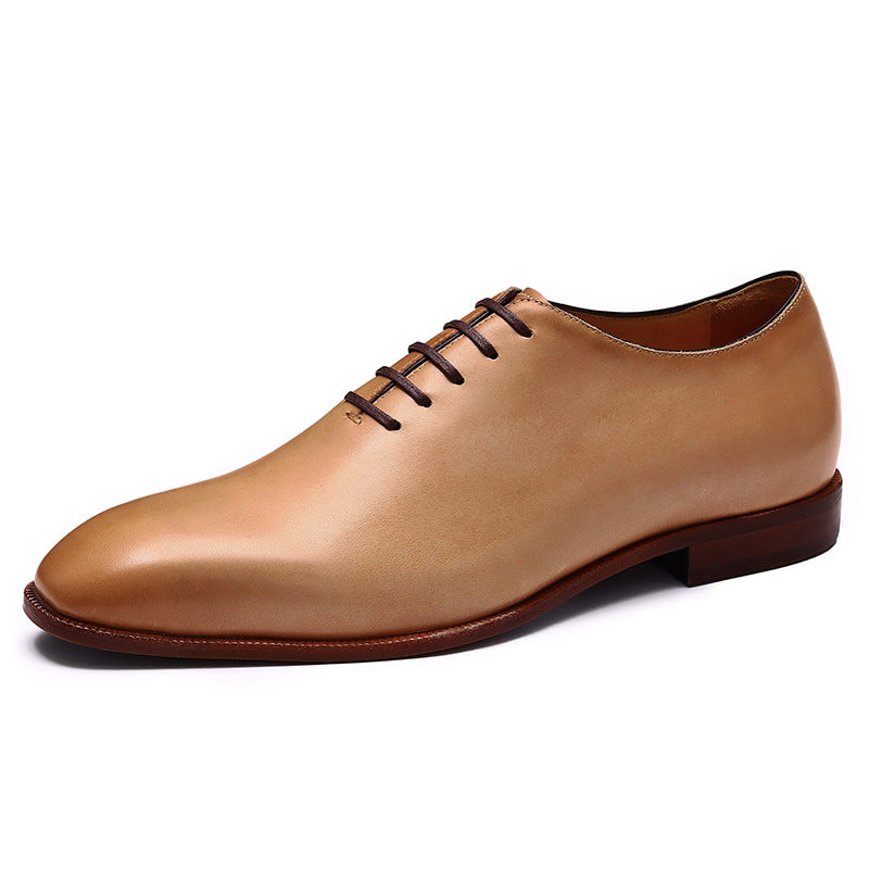 Men's Promotion Whole Business Lining Cowhide Formal Wear British Leather Shoes