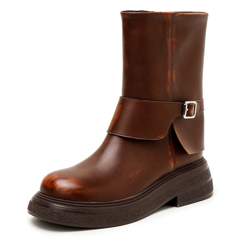 Version Cai Martin Knight Brushed Old Western Boots