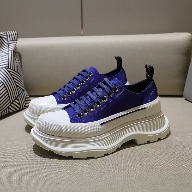 Women's Spring Thin Breathable Increased Platform Sports Couple Women's Canvas Shoes