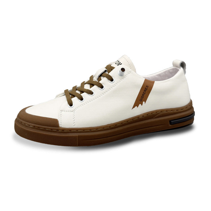 Men's Soft Bottom Breathable White Free Of Men's Shoes