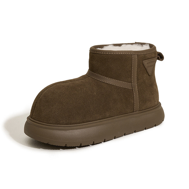 Women's Length Thermal Slip-on Veet Thickened Cotton Snow Boots