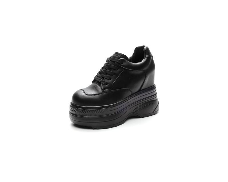 Women's Spring Genuine Low-cut Inner Height Increase Women's Casual Shoes