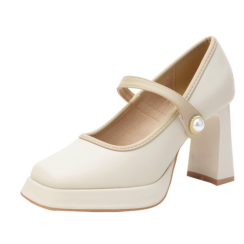 Women's High Spring Chunky Waterproof Platform Women's Fashion Shoes