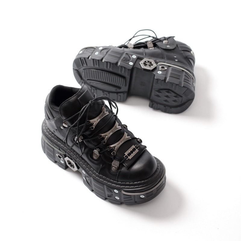 Women's Dad Platform Russian Heavy Metal Punk Sneakers