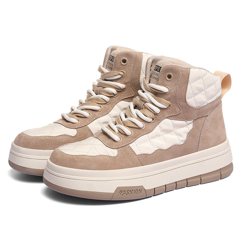 Women's Fashion Flat Platform Soft Bottom Skateboard Casual Shoes