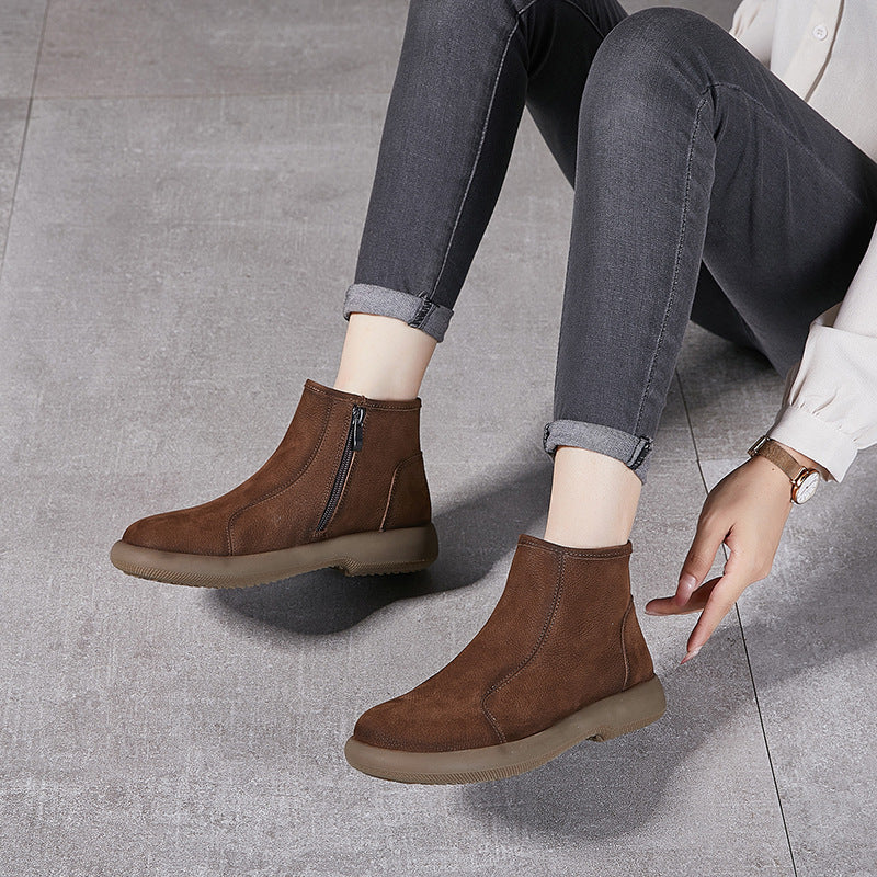 Women's Summer Retro Western Cowboy Thick Bottom Boots