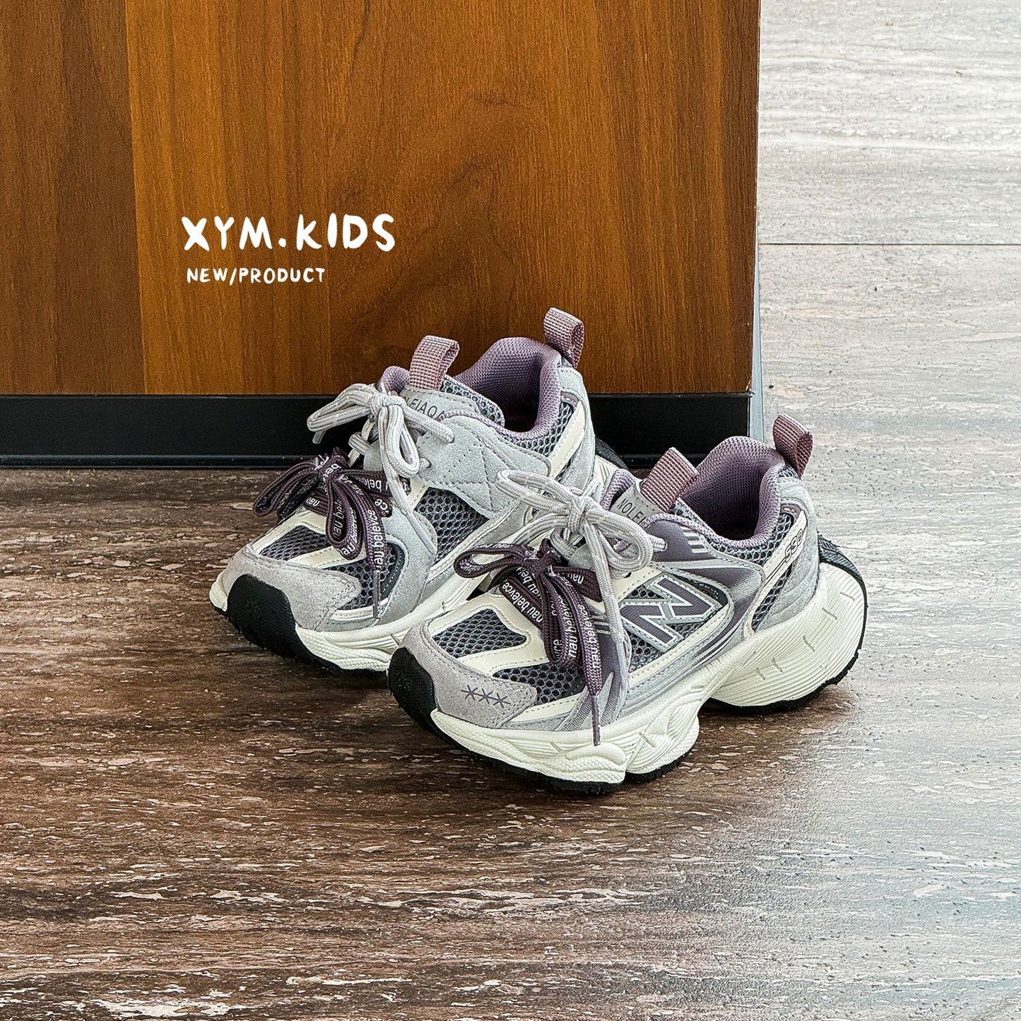 Children's Fashion Trend Word Double Single Mesh Boys Children's Sports Shoes