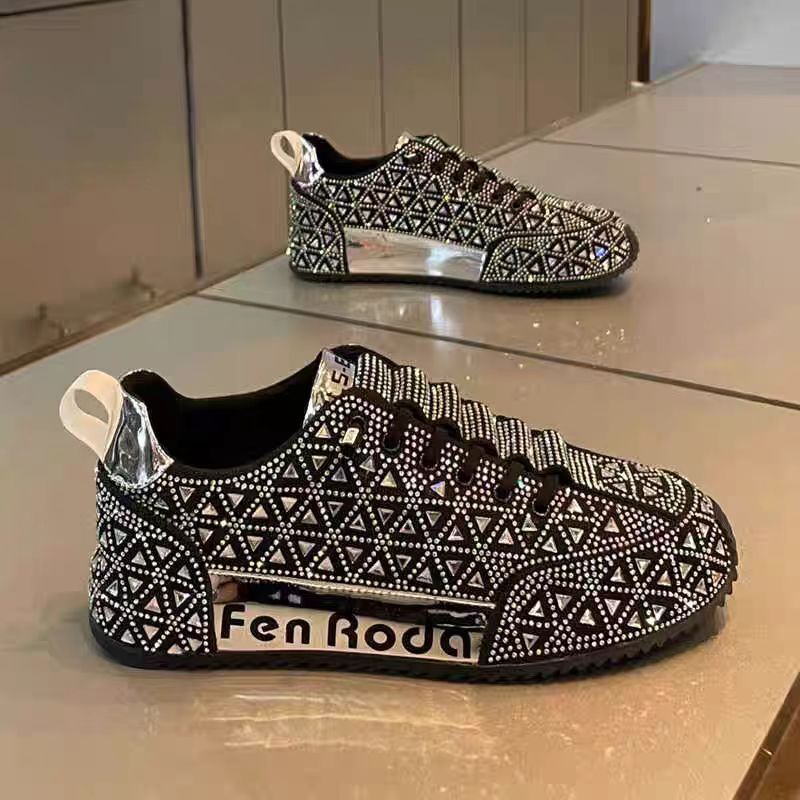 Men's Autumn Breathable Fashionable Printed High-grade Light Luxury Color Men's Casual Shoes