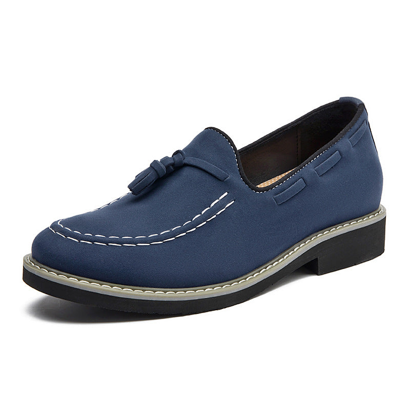 Men's Plus Size Suede British Style Business Leather Shoes