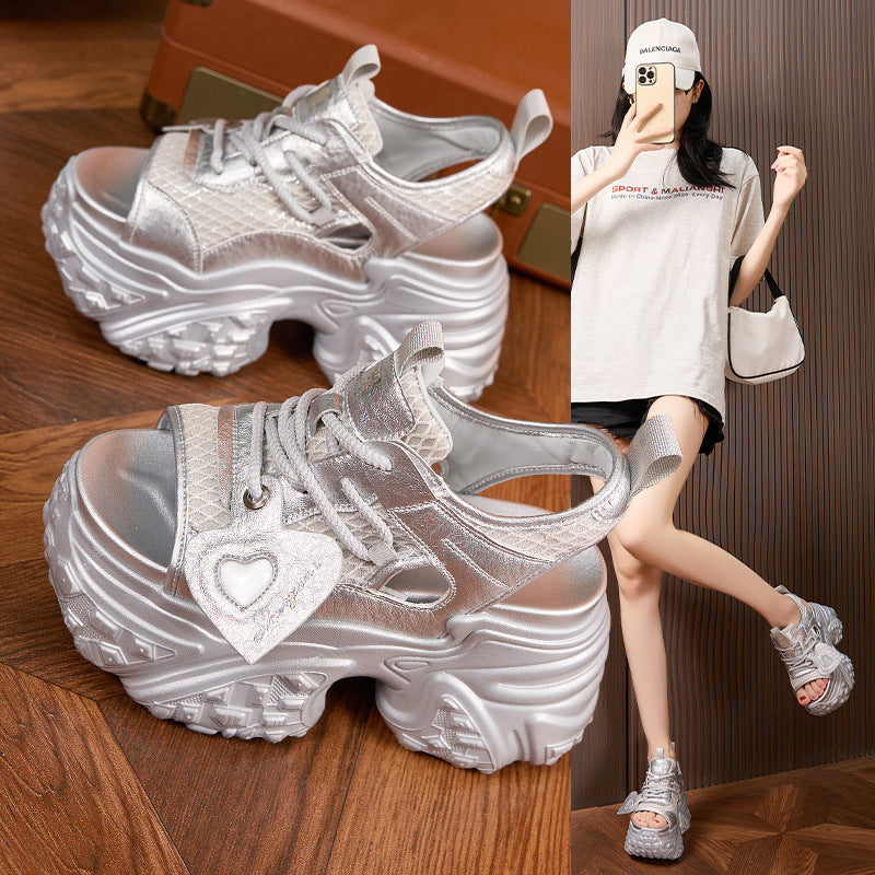 Women's Summer Daddy Small Elevator Outdoor Sports Sandals