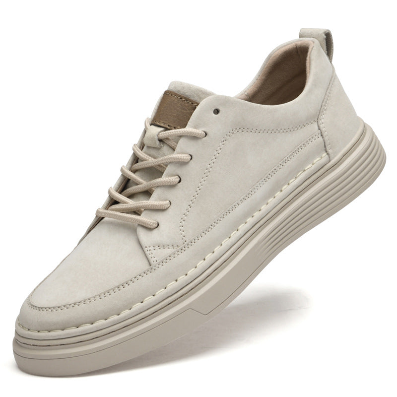 Men's Pier Layer Pigskin Fashion British Style Sneakers