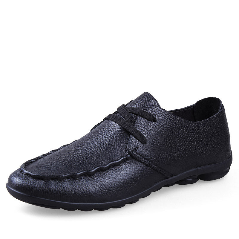 Men's Soft Bottom Lace Up Single Layer Casual Shoes