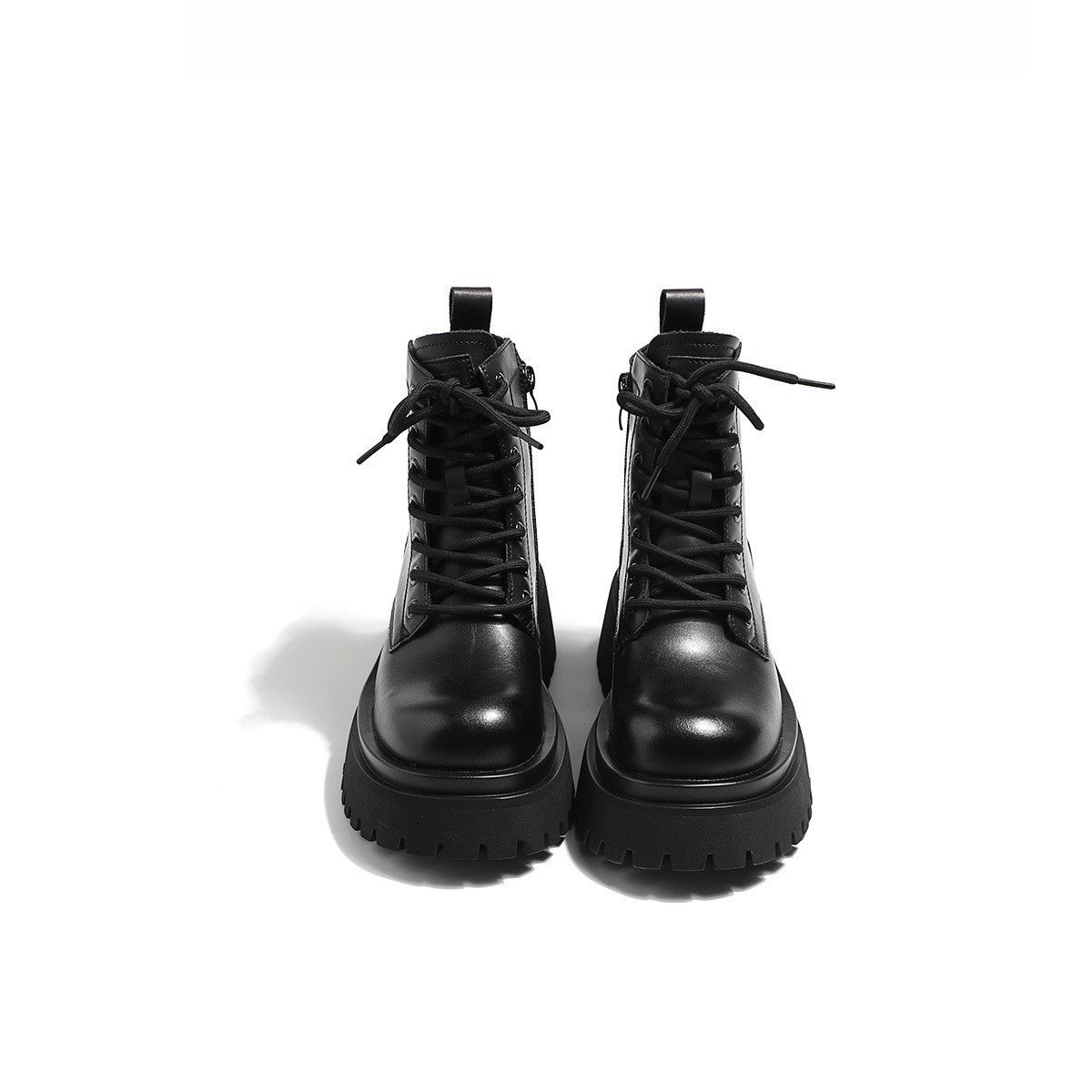 Women's Quality Soft Platform Martin British Style Single Boots