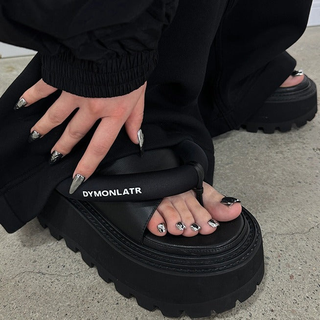 Women's Bottom Flip-flops Outer Wear High-grade Summer Slippers