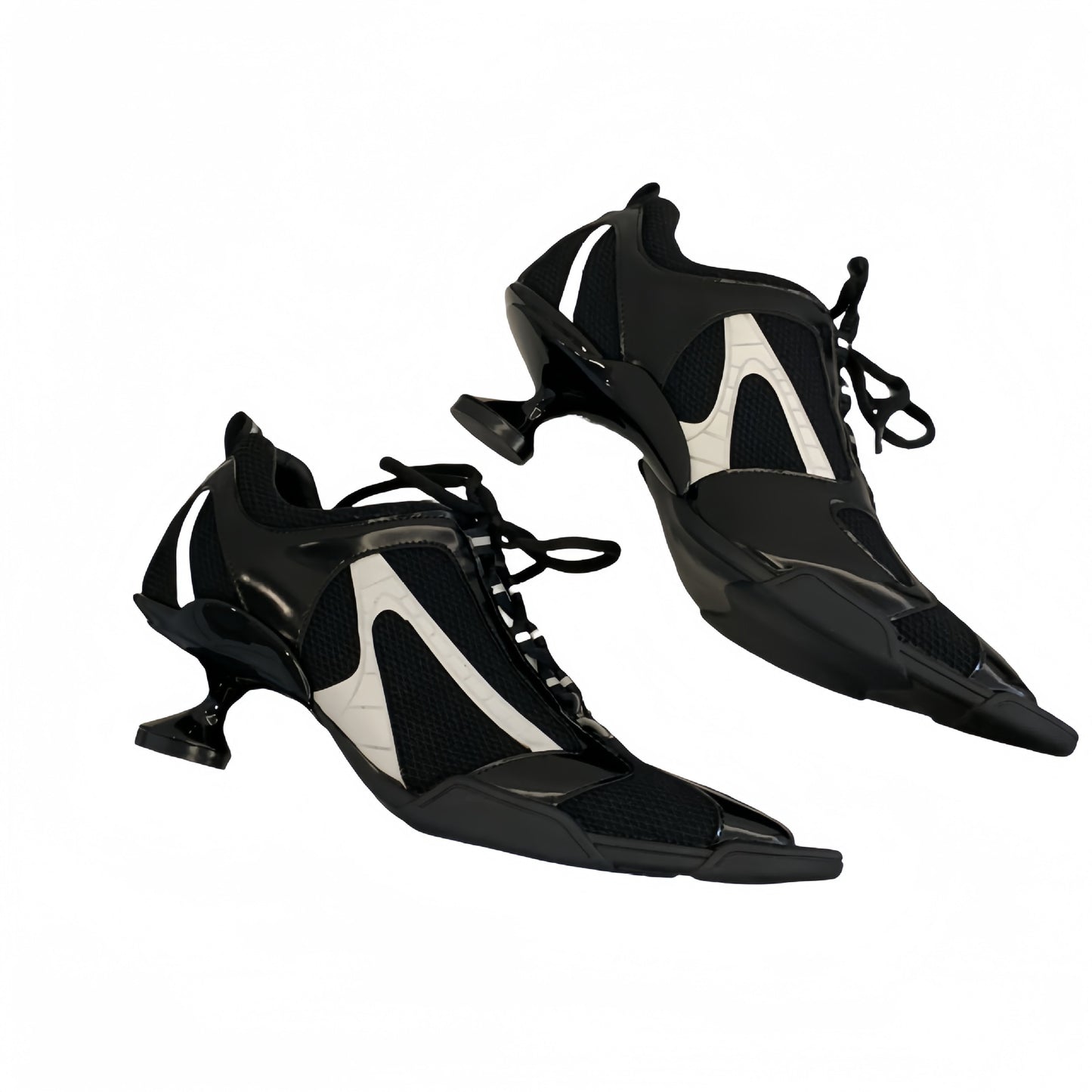 Women's Sier Design Pointed High Profiled Mesh Heels