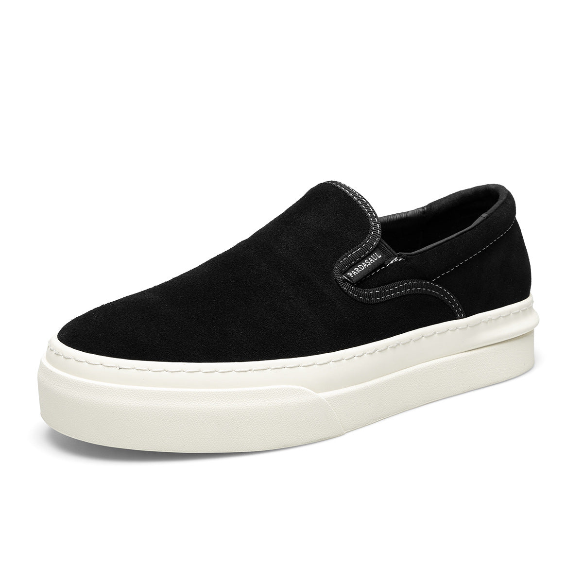 Men's One Pedal Style Slip On Suede Casual Shoes