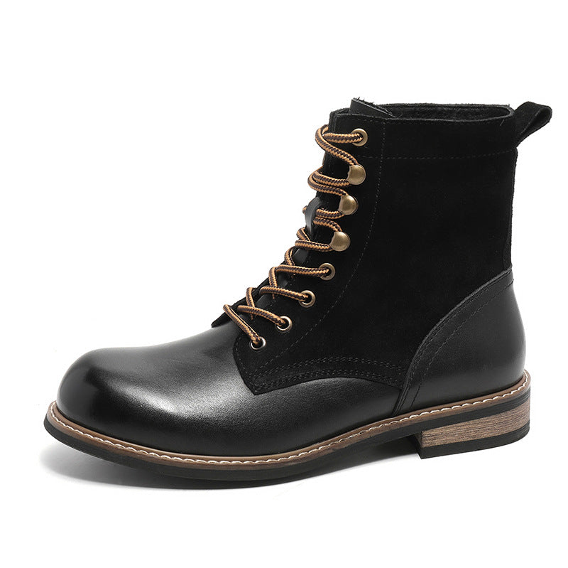 Knight Paratrooper Genuine Martin Retro Motorcycle Boots