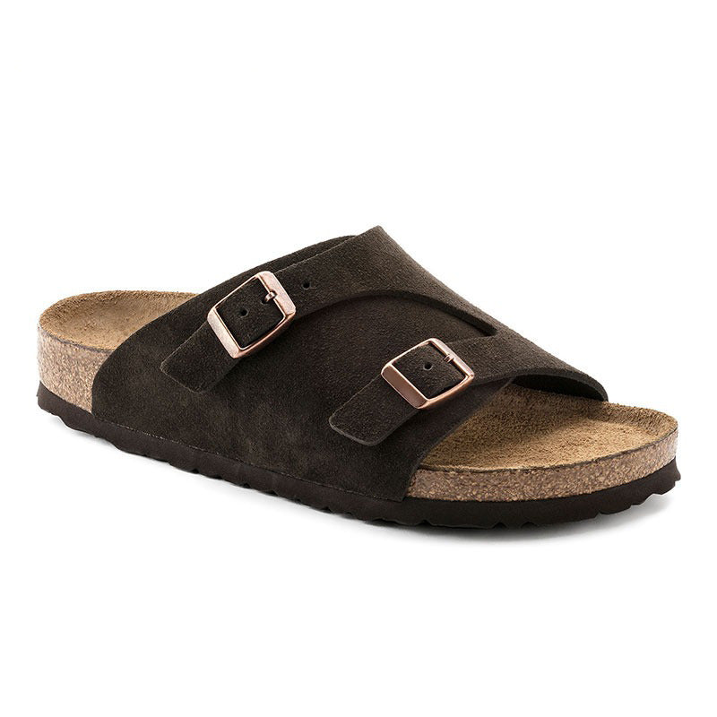 Women's & Men's Version Thick Bottom Cork Summer Leisure Slippers
