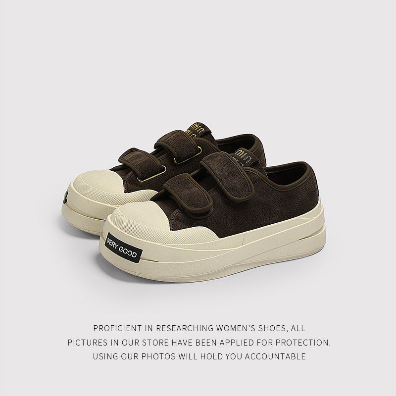 Women's Retro Velcro Versatile Platform Fashion Sneakers