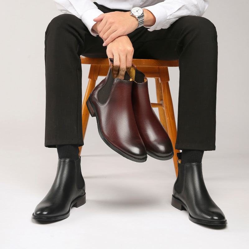 Men's Layer Cowhide Handmade Martin Genuine England Boots