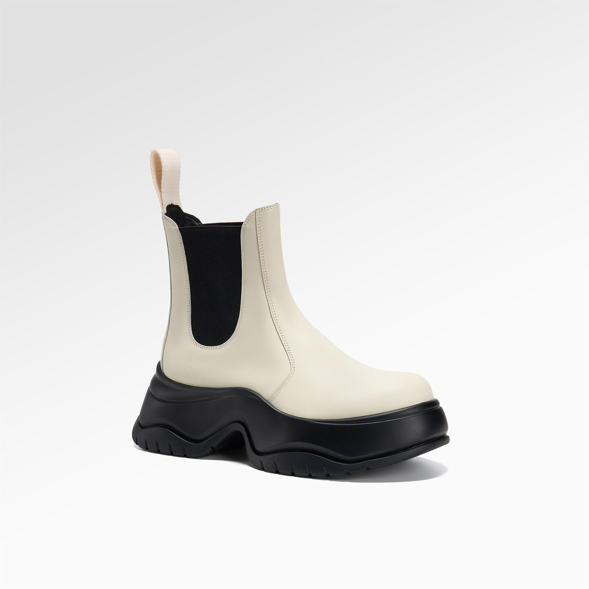 Women's To Wear Thick Bottom Chunky Smoke Pipe Short Women's Leather Boots