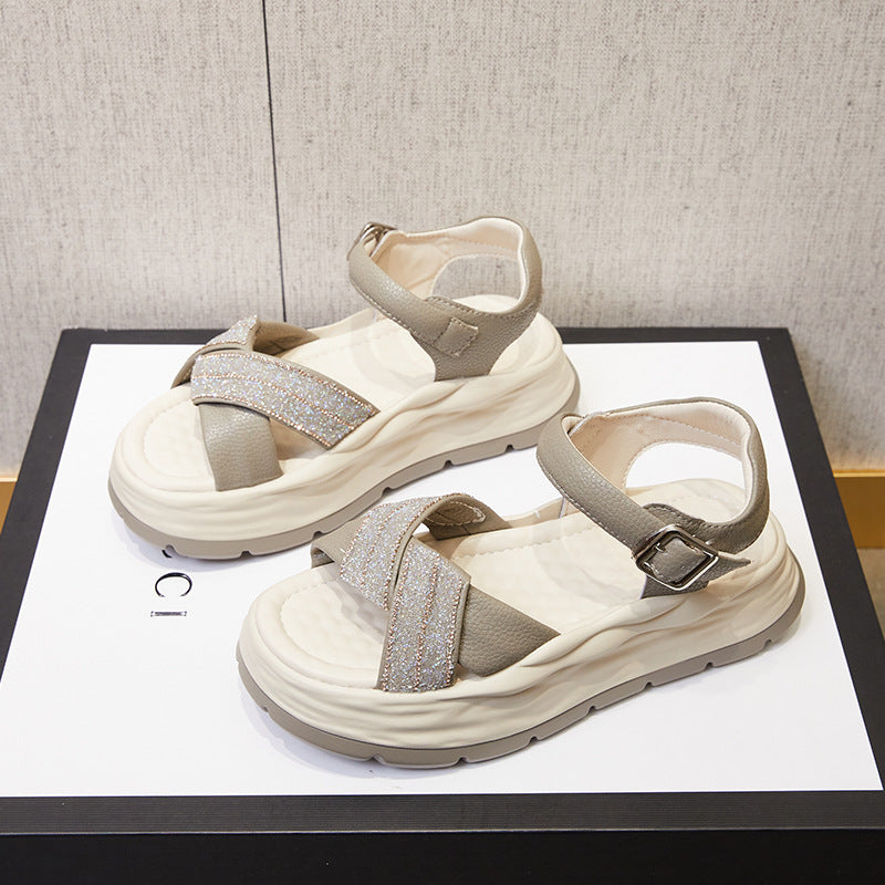 Women's Bottom Fairy Style Sports Rome Beach Casual Shoes